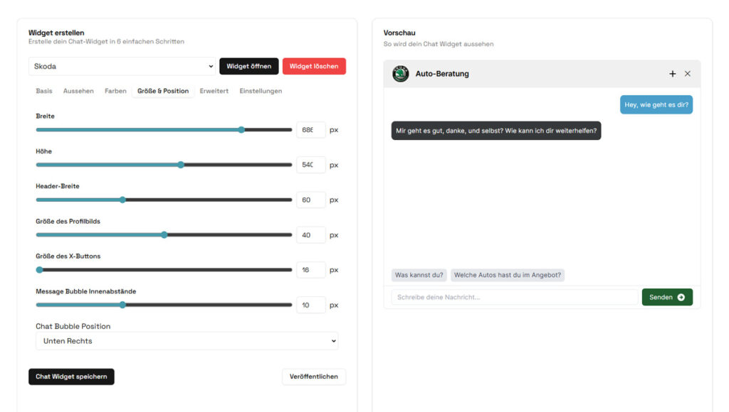 Darstellung von Localmind Publisher
