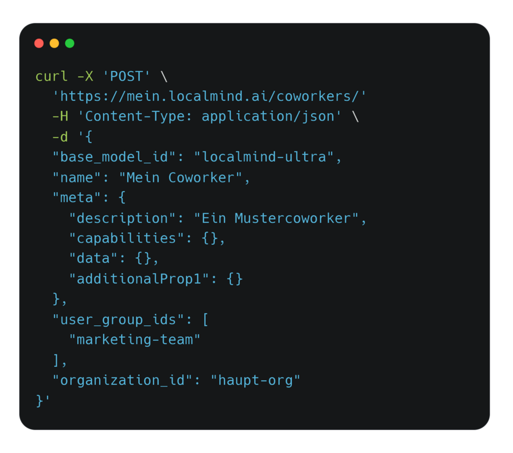Localmind REST API